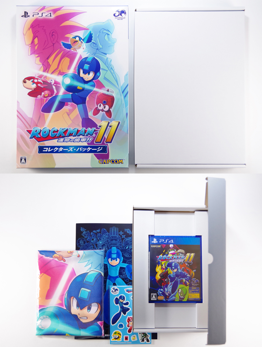【PS4ソフト】 ロックマン11 運命の歯車!! コレクターズ・パッケージ ＆ オリジナルハンドブック set ■ アクション CAPCOM ■ Mega Man 11_画像3
