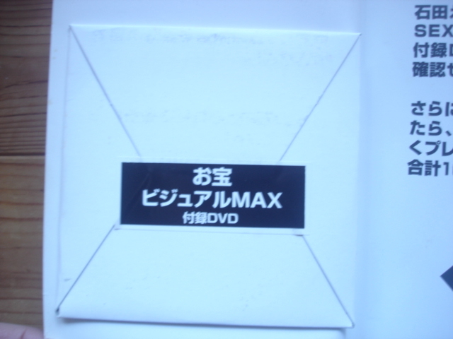 ＊お宝ビジュアルMAX　DVD(未開封）+写真集　飯島愛　他　2004　鹿砦社_画像2