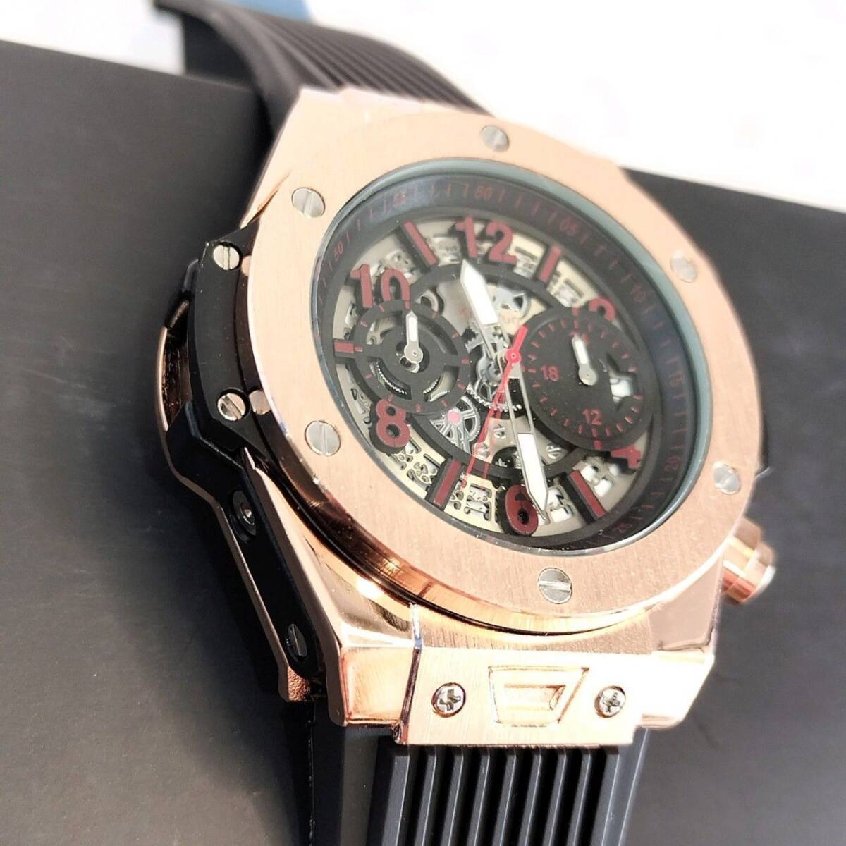 腕時計 新品 ビッグバン オマージュ 海外限定モデル トゥールビヨン クオーツ