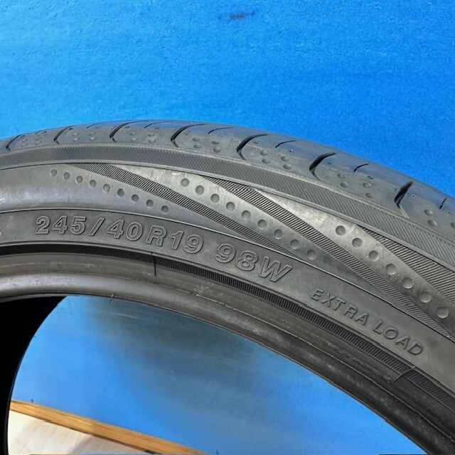 【2020年製造】　245/40R19　YOKOHAMA　BluEarth　RV-02　サマ－タイヤ　245/40/19　1本　【来店交換も大歓迎】_画像3