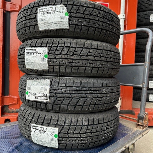 【 новый товар 】　 зимняя резина 　155/70R13　YOKOHAMA　iceGUARD iG60　155/70/13　 4 штуки  комплект  　 Зима  шина 　 снег 　【 зайти в магазин  замена  тоже  приветствую  】