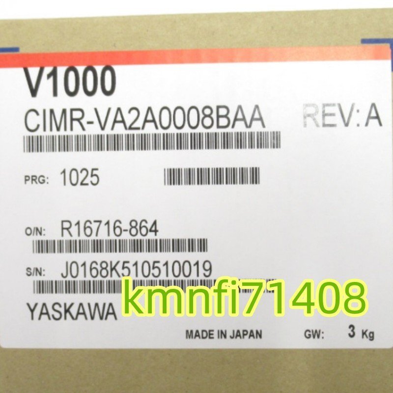 【新品★Ｔ番号適格請求】安川電機 CIMR-VA2A0008BAA インバーター ★保証6ヶ月