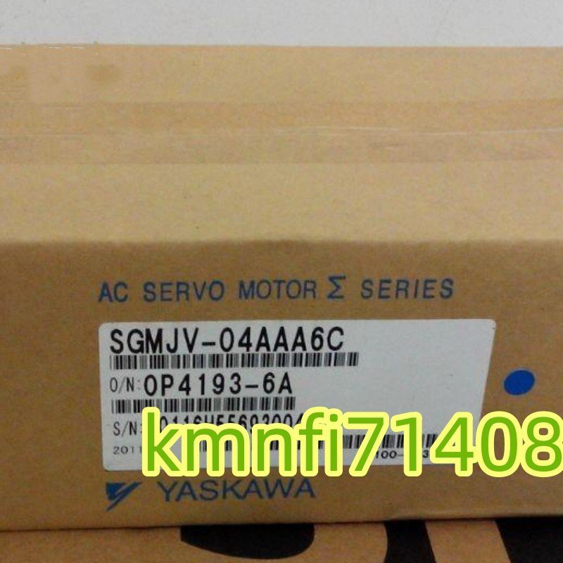 【新品★Ｔ番号適格請求】YASKAWA 安川電機 SGMJV-04AAA6C サーボモーター　★６ヶ月保証