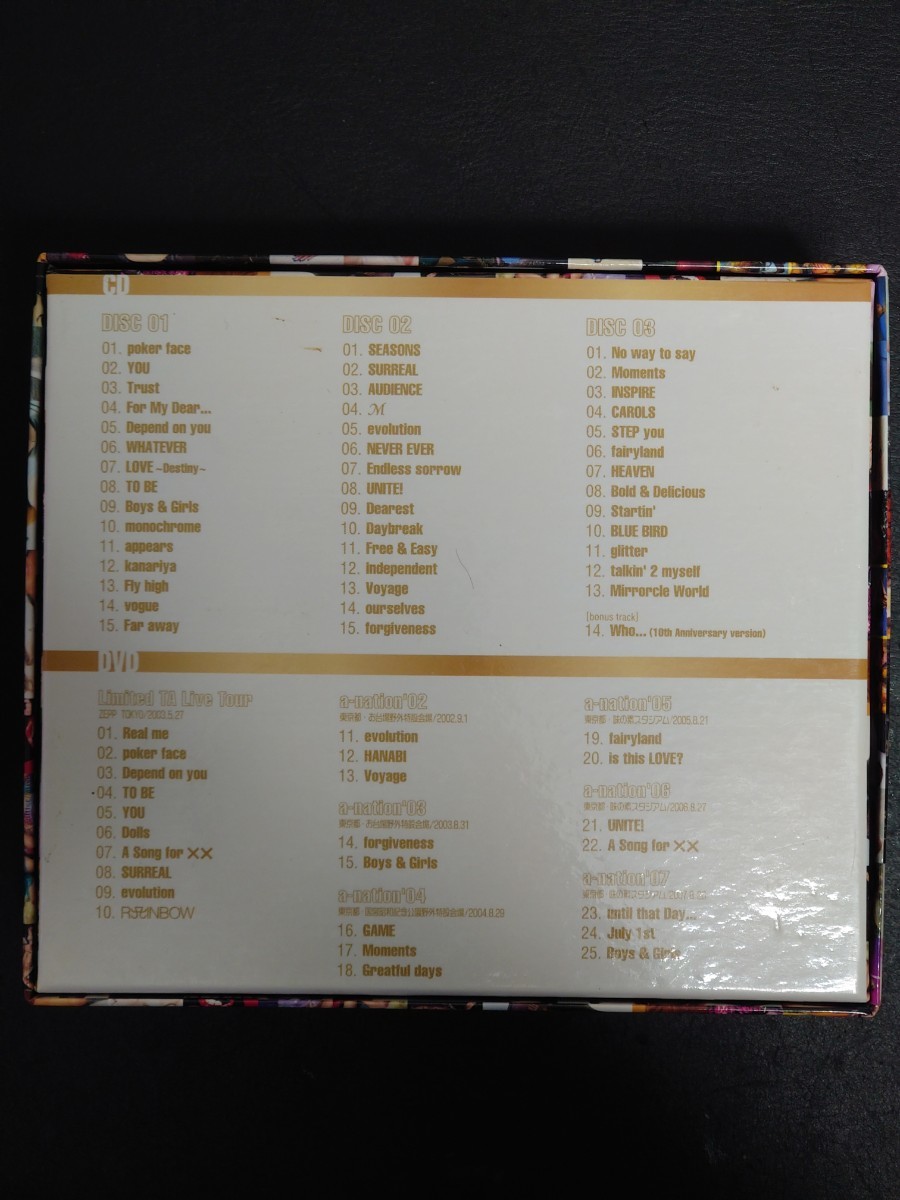 【DVD＋CD3枚】浜崎あゆみ COMPLETE ALL SINGLES 3CD+DVD 初回限定 フォトブック付き_画像2