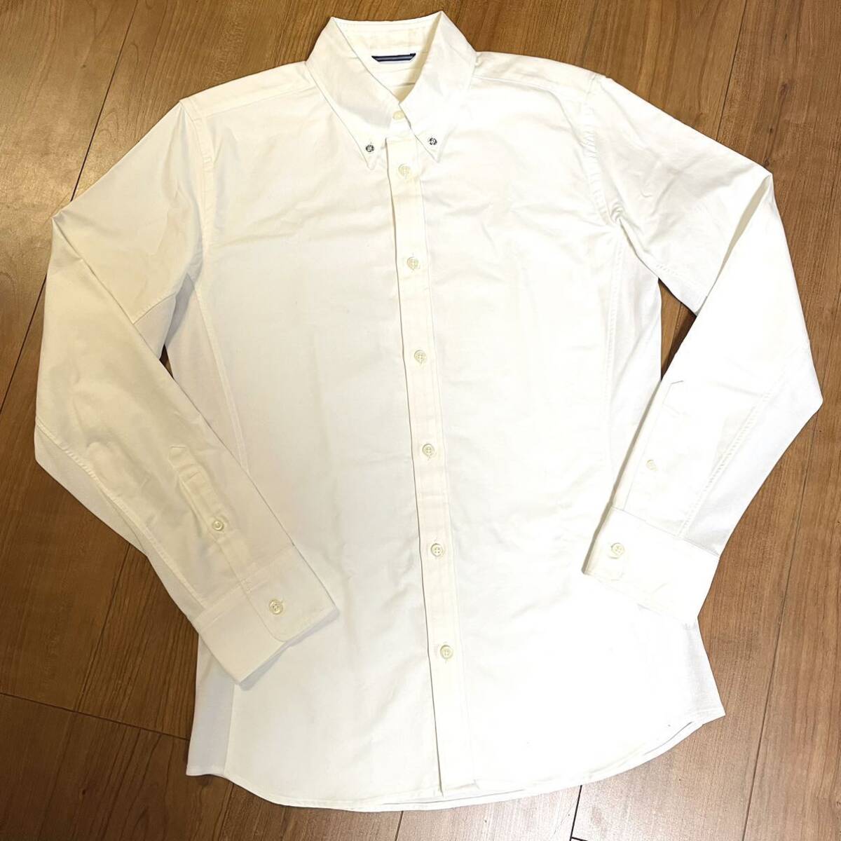 新品同様★junhashimoto オックスフォードボタンダウンシャツ　3 ジュンハシモト　akm wjk ホワイト_画像2