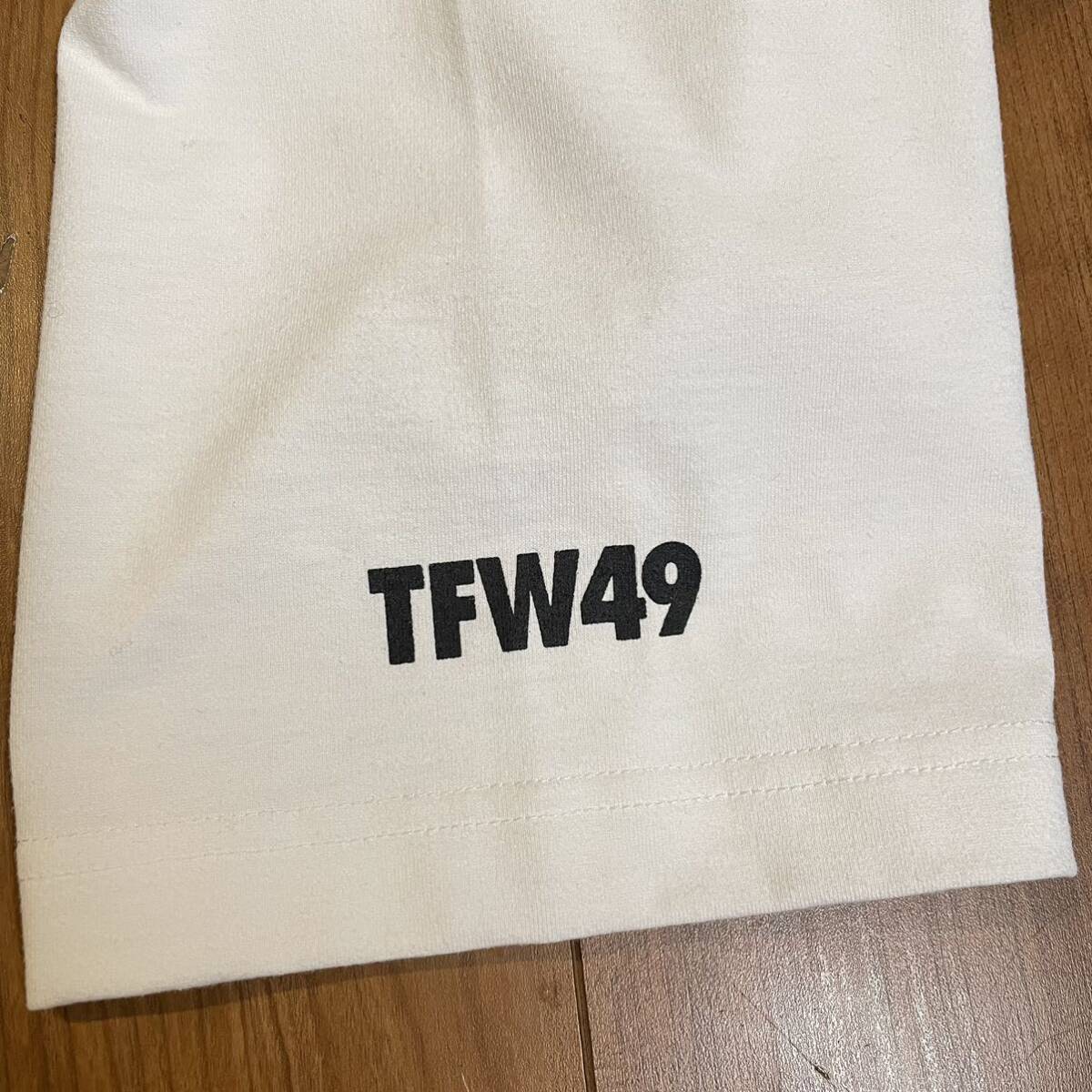 tfw49 モックネック　Tシャツ　限定　ホワイト　M junhashimoto ゴルフ_画像7