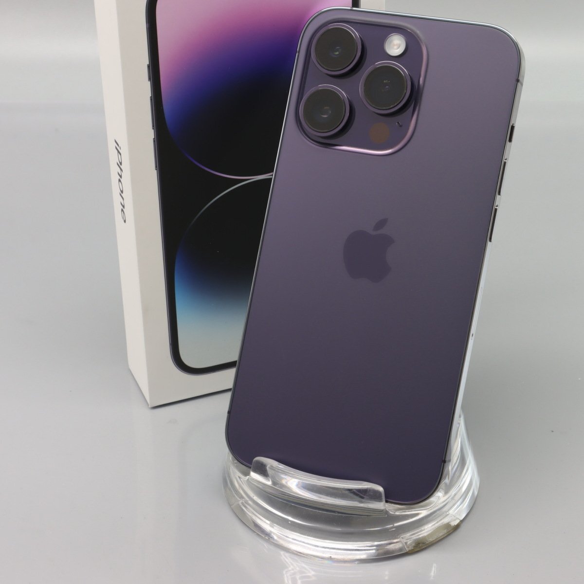 Apple iPhone14 Pro 256GB Deep Purple A2889 MQ1E3J/A バッテリ93% ■SIMフリー★Joshin4271【1円開始・送料無料】の画像1