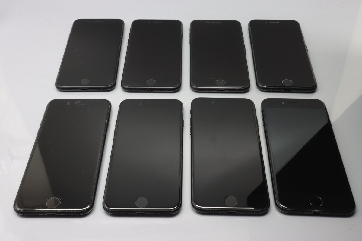 Apple iPhone7 32GB Black 計8台セット A1779 MNCE2J/A ■ドコモ★Joshin(ジャンク)2585【1円開始・送料無料】_画像2