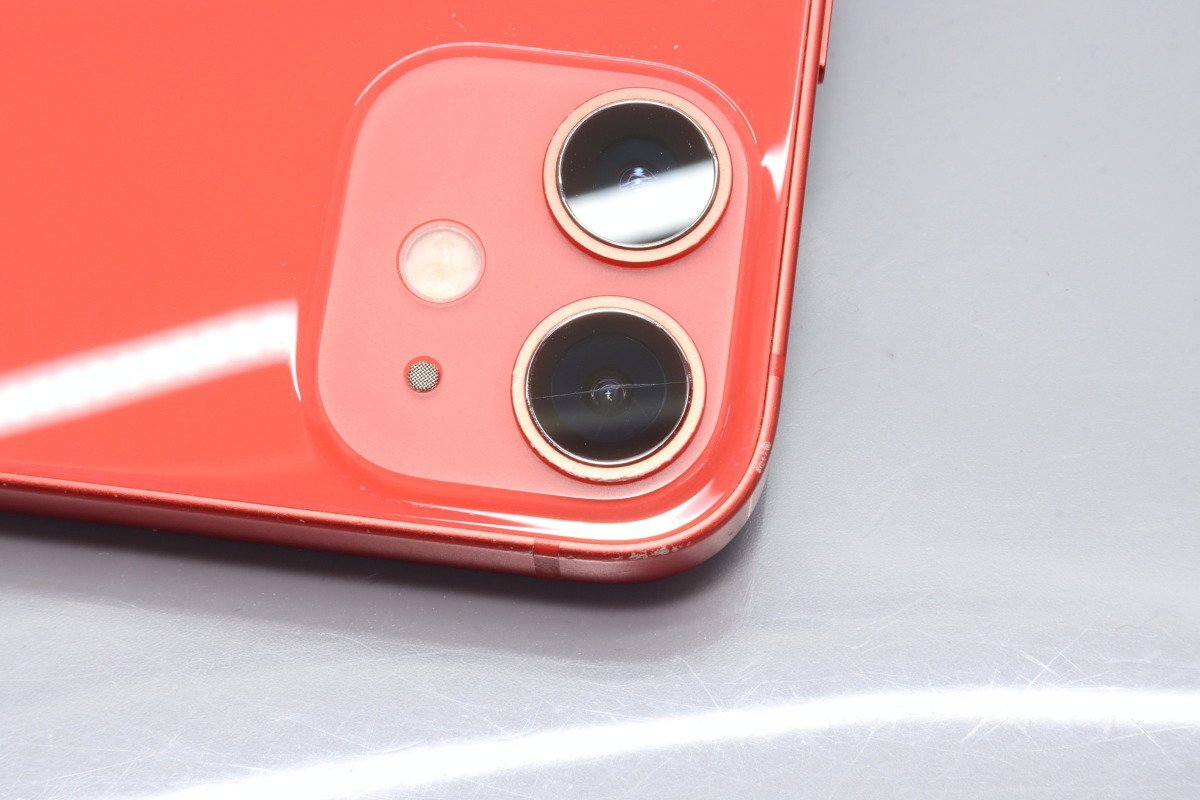 Apple iPhone12 mini 64GB (PRODUCT)RED A2398 MGAE3J/A バッテリ85% ■SIMフリー★Joshin(ジャンク)4209【1円開始・送料無料】_画像5