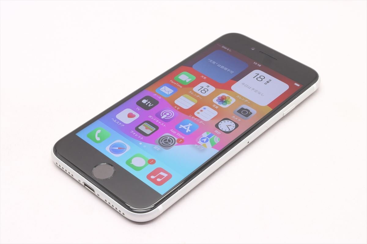 Apple iPhoneSE 64GB (第2世代) White A2296 MHGQ3J/A バッテリ78% ■SIMフリー★Joshin7044【1円開始・送料無料】の画像5