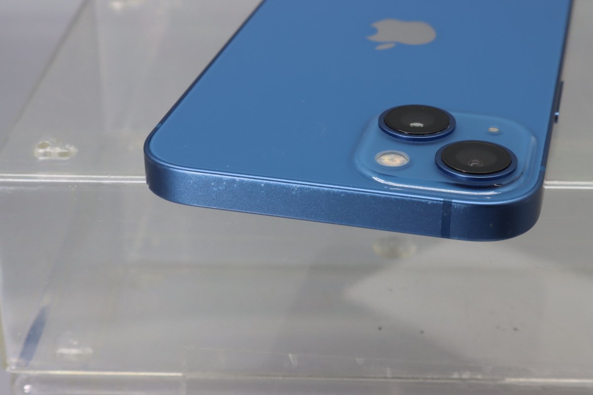 Apple iPhone13 256GB Blue A2631 MLNM3J/A バッテリ90% ■SIMフリー★Joshin2384【1円開始・送料無料】の画像9