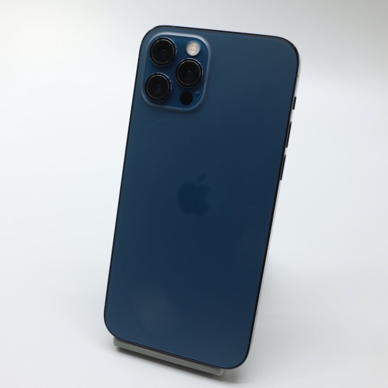 Apple iPhone12 Pro 256GB Pacific Blue A2406 MGMD3J/A バッテリ85% ■SIMフリー★Joshin1757【1円開始・送料無料】