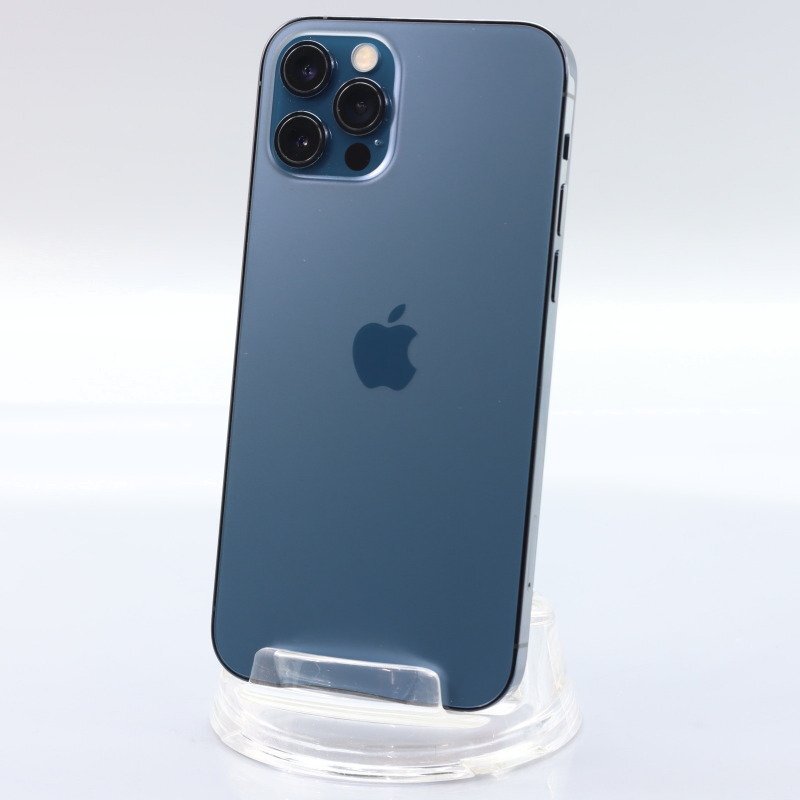 Apple iPhone12 Pro 128GB Pacific Blue A2406 MGM83J/A バッテリ90% ■SIMフリー★Joshin6374【1円開始・送料無料】の画像1