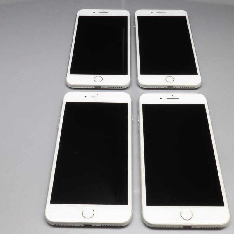 Apple iPhone8 Plus 64GB Silver 計4台セット A1898 MQ9L2J/A ■au★Joshin(ジャンク)0293【1円開始・送料無料】_画像2