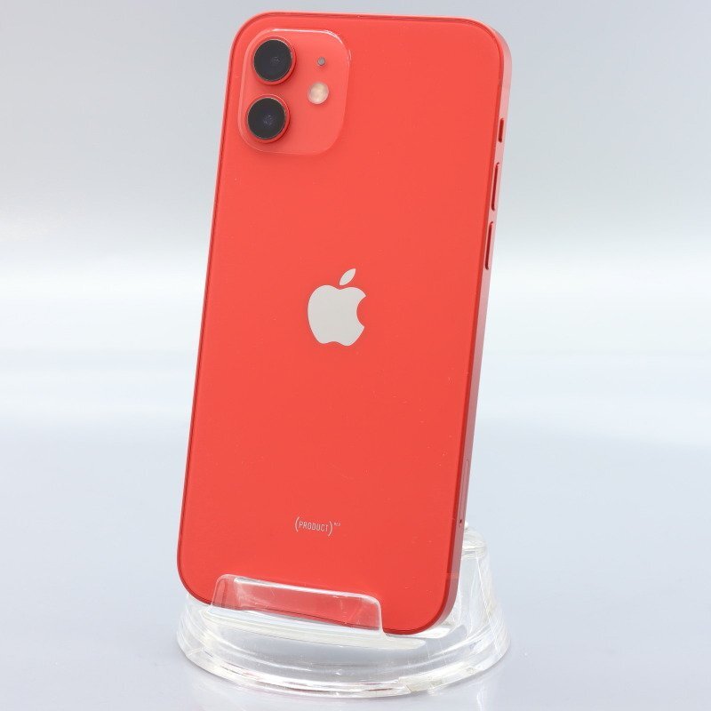 Apple iPhone12 64GB (PRODUCT)RED A2402 MGHQ3J/A バッテリ81% ■SIMフリー★Joshin5909【1円開始・送料無料】_画像1