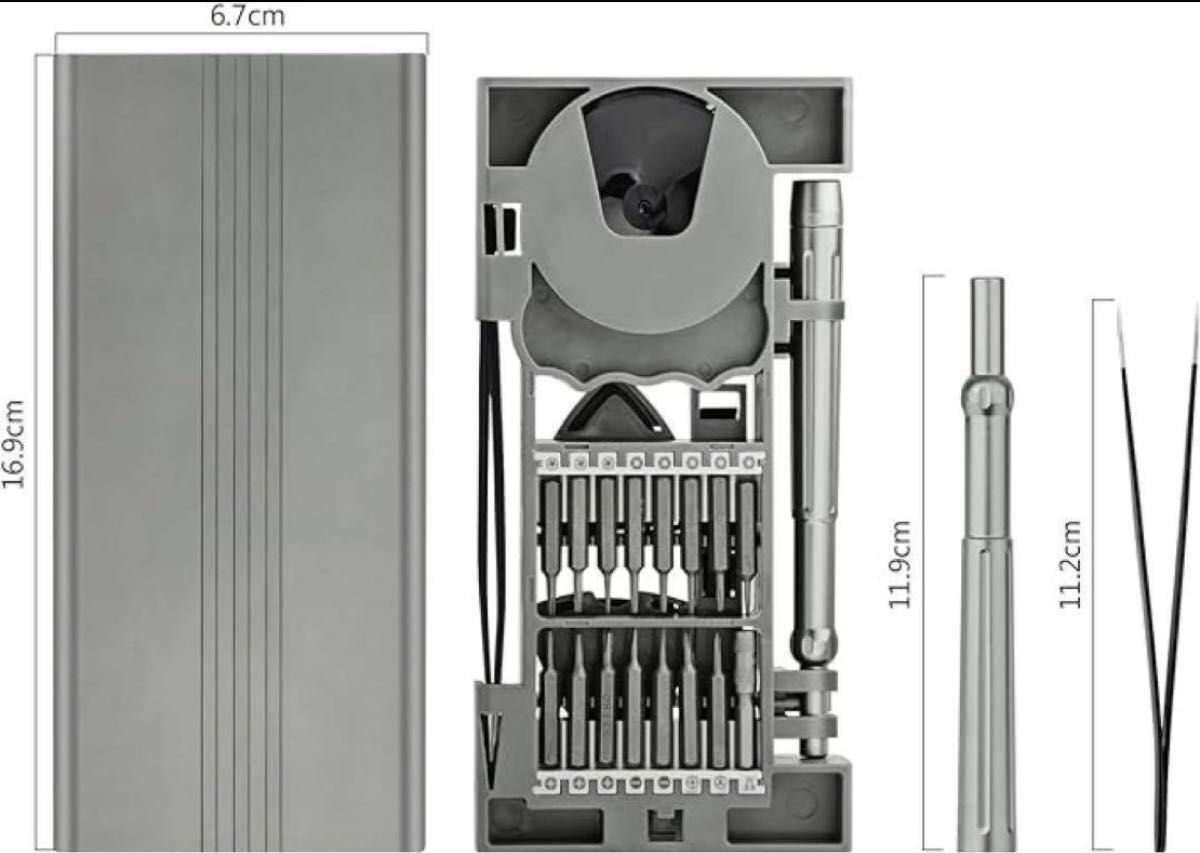 精密ドライバーセット 修理ツール 27in1 多機能修理キット 特殊ドライバー