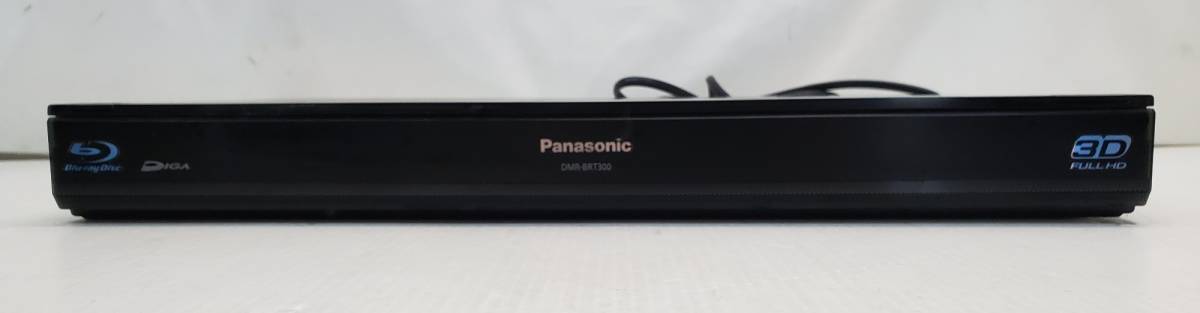§　B24228 【動作確認済】Panasonic 500GB1チューナー ブルーレイレコーダー DIGA DMR-BRT300-K ブラック 中古_画像2