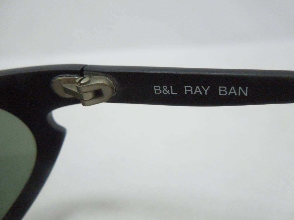 ‡0776 B&L RayBan レイバン W2323 サングラス ボシュロム オールド ビンテージ 砂打ち ケース付_画像4