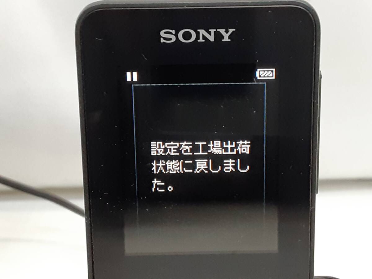 §　B28006　 SONY　ソニー　ウォークマン　NW-S315K　ブラック　Sシリーズ　16GB　デジタルミュージックプレイヤー　中古_画像7