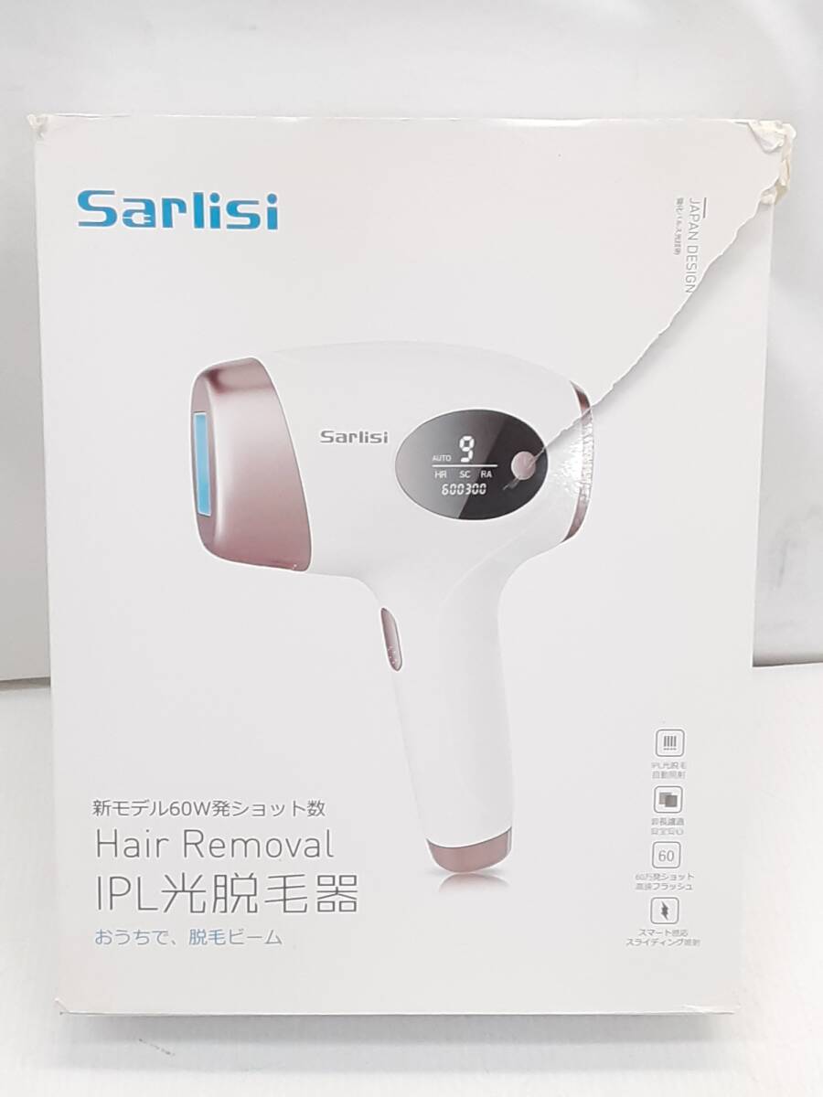 §　B28005　Sarlisi　サリーシ　IPL光脱毛器　Ai01　家庭用　高速フラッシュ　残発回数約59万回　動作確認済み　中古_画像1