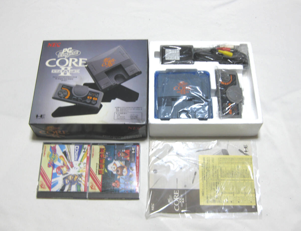 作動保証/除菌済 初期 PCエンジン 中古 本体 箱説付 作動一式a 作動保証/除菌済 初期 PCエンジン 中古 本体 箱説付 作動一式a