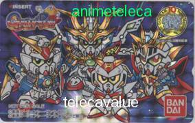 [ telephone card ] gashapon SD Gundam R SD Gundam 2 large campaign SD Gundam 10 anniversary commemoration Bandai 6K-I1300 unused *B~C rank 