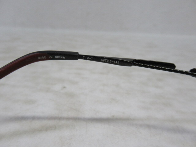 ◆S54.i-ATHLETE IA-463 WI 22D T:β-Ti 眼鏡 メガネ 度入り/中古の画像6
