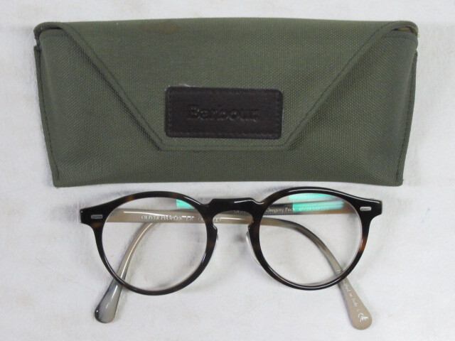 ◆S163.OLIVER PEOPLES オリバーピープルズ OV5186A 1666 Gregory Peck 眼鏡 メガネ 度入り/中古_画像10