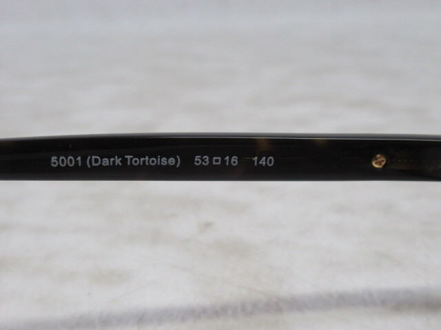◆S177.COACH コーチ HC 6064D Carly T 5001 Dark Tortoise 眼鏡 メガネ 度入り/中古_画像6