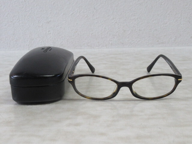 ◆S177.COACH コーチ HC 6064D Carly T 5001 Dark Tortoise 眼鏡 メガネ 度入り/中古_画像1