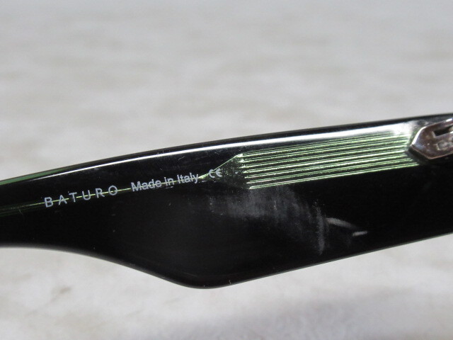 ◆S180.BATURO ERA C3 Made in italy イタリア製 眼鏡 メガネ 度入り/中古の画像6