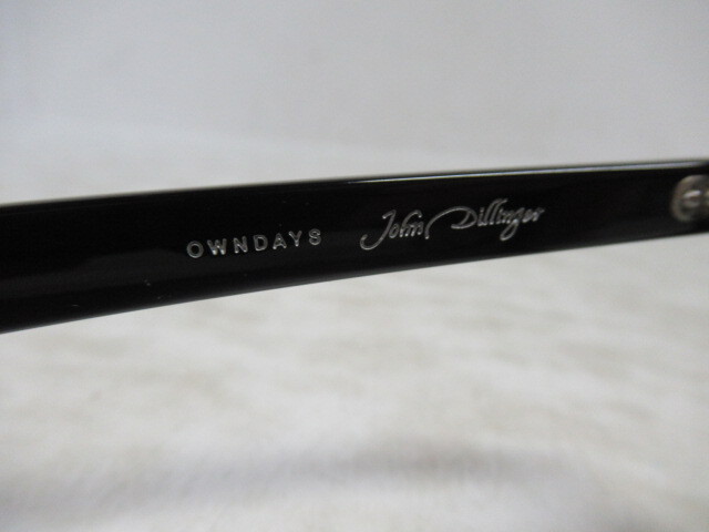 ◆S174.OWNDAYS John Dillinger オンデーズ ジョンデリンジャー JD2043J-1A C1 22F2 眼鏡 メガネ 度入り/中古_画像6