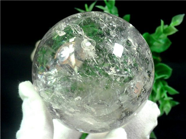 AAA級☆高透明度天然水晶丸玉178B1-YS-160B04Z_画像5