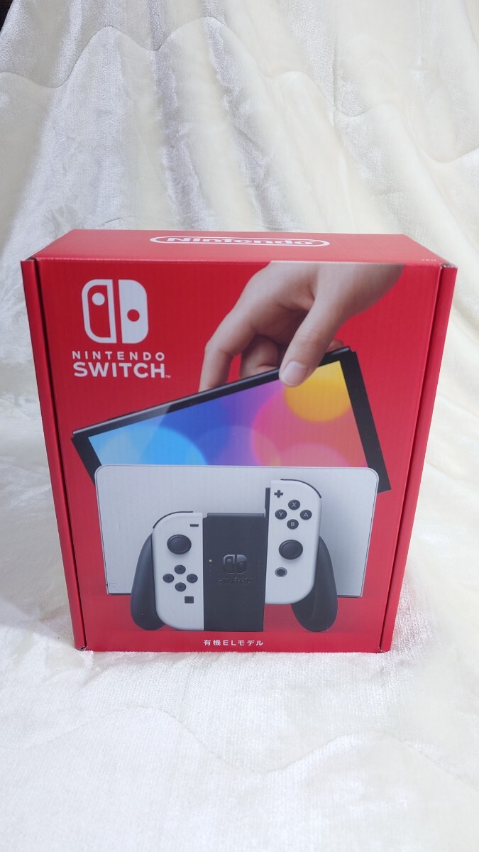 新品 未使用 ニンテンドースイッチ 本体 Switch ホワイト 有機ELモデル Nintendo 格安スタート 80サイズ 241家03185 任天堂_画像1