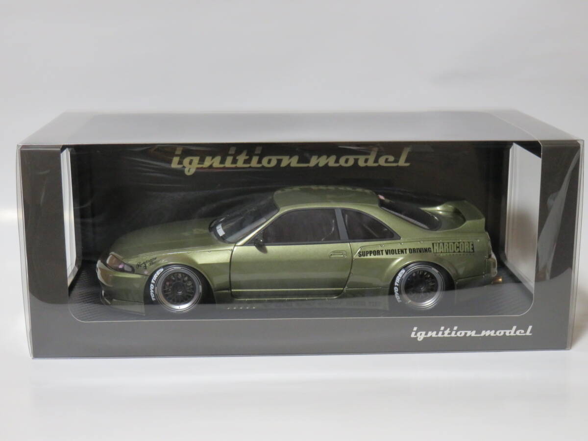 ★1/18 IG PANDEM GT-R(BCNR33) ミレニアムジェイド★ignition model イグニッションモデル パンデム_画像1