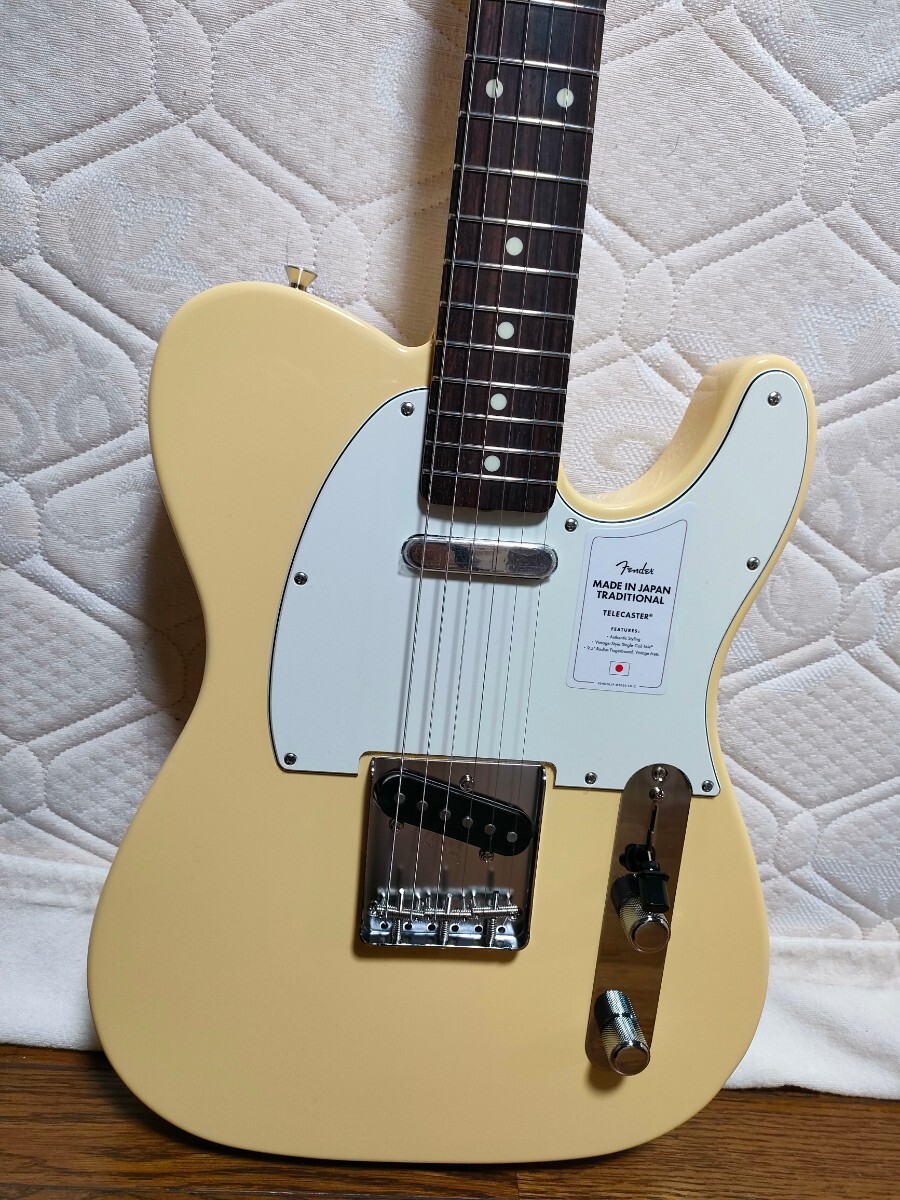 (ほぼ新品)Fender Traditional 60s テレケスター Made in Japan Vintage Whiteの画像8
