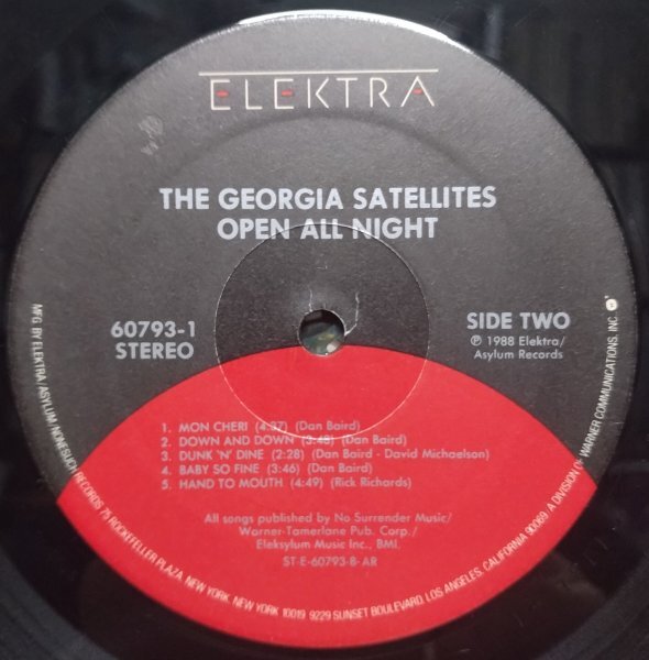 LP” US盤 The Georgia Satellites // Open All Night / - (records)_画像5