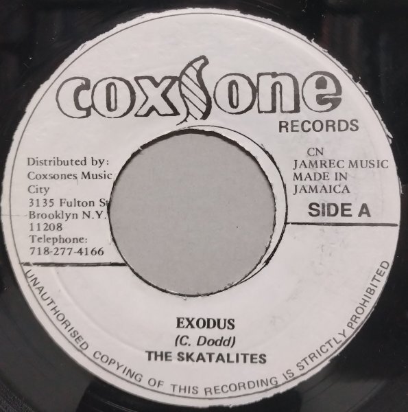 7” JA盤 The Skatalites / Exodus // Delroy Wilson / One Two Three -Coxsone (records)の画像1