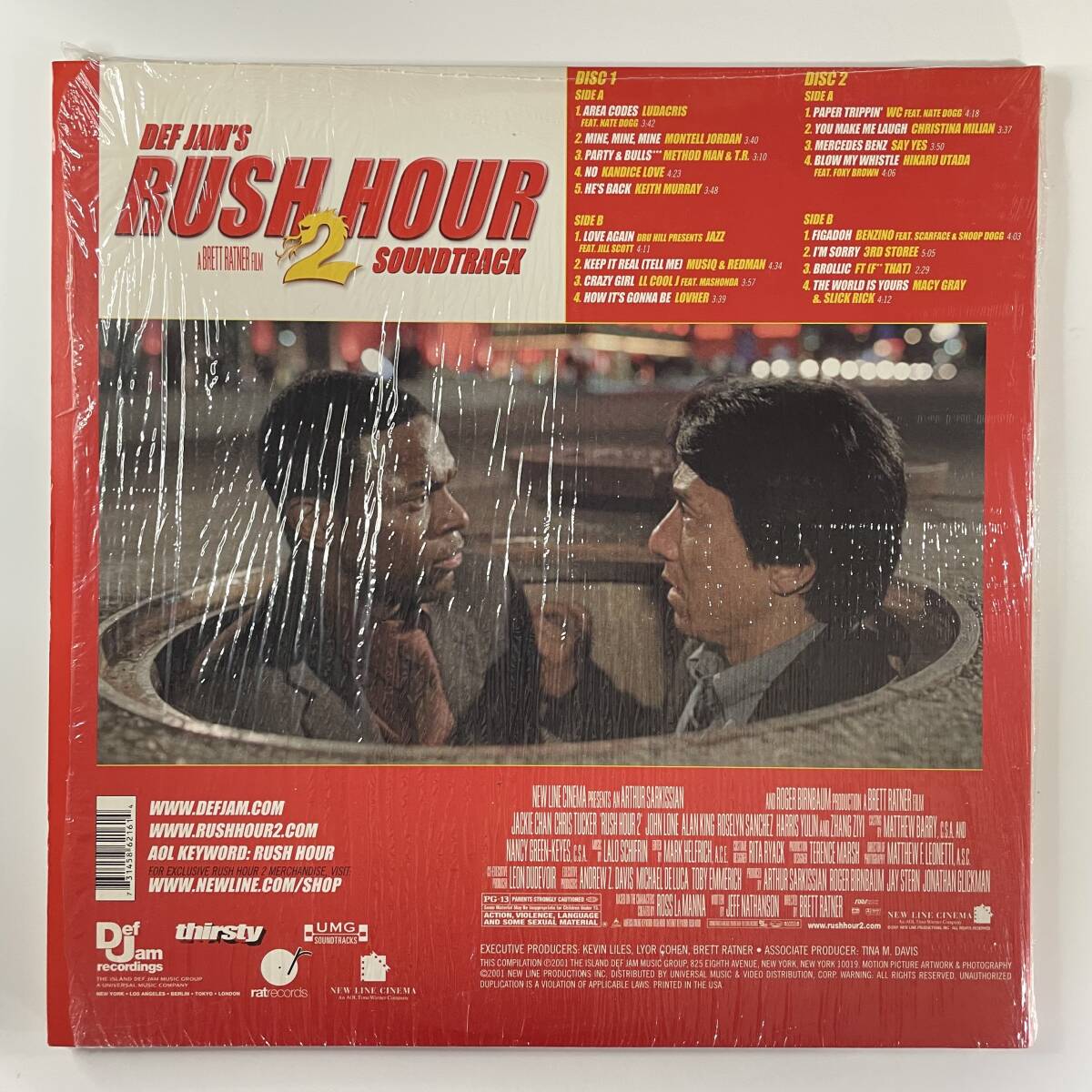 Various Def Jam's Rush Hour 2 Soundtrack 2LP_画像2