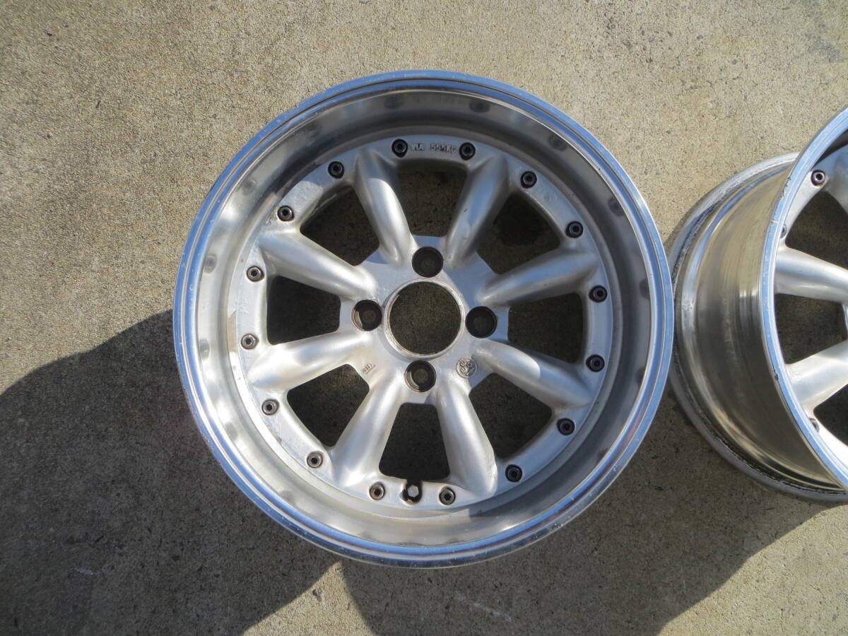 SSR RS-8 9J 16インチ アルミホイール２本中古品 16x9.0J PCD114.3-4H オフセット+13 4穴 旧車 当時物 RS8 RSワタナベ SpeedStarRacingr_画像2