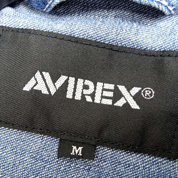AVIREX アヴィレックス 新品 定2.4万 10ozデニム×トリプルステッチ ワークジャケット デニムジャケット 3155002 369 L ▲060▼kkf174us_画像7
