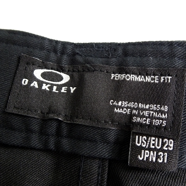 OAKLEY オークリー スカル 新品 定1.4万 赤外線吸収発熱 ストレッチ テーパードパンツ ゴルフウェア FOA404232 02E 36 ▲039▼kkf225kyの画像6