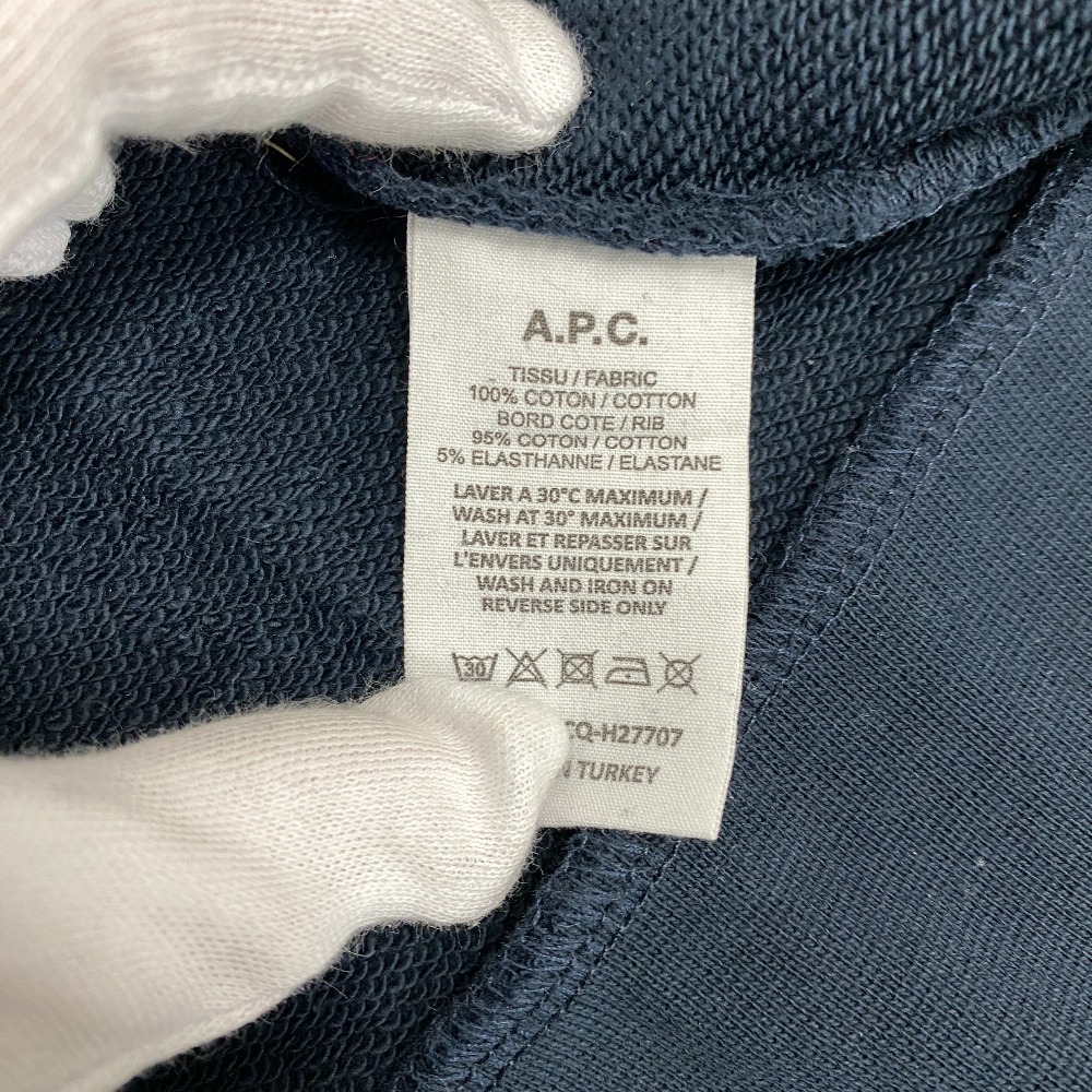 APACE/ A.P.C. H27707 2022AW Lf-ti-COECQ хлопок Parker темно-синий унисекс бренд 