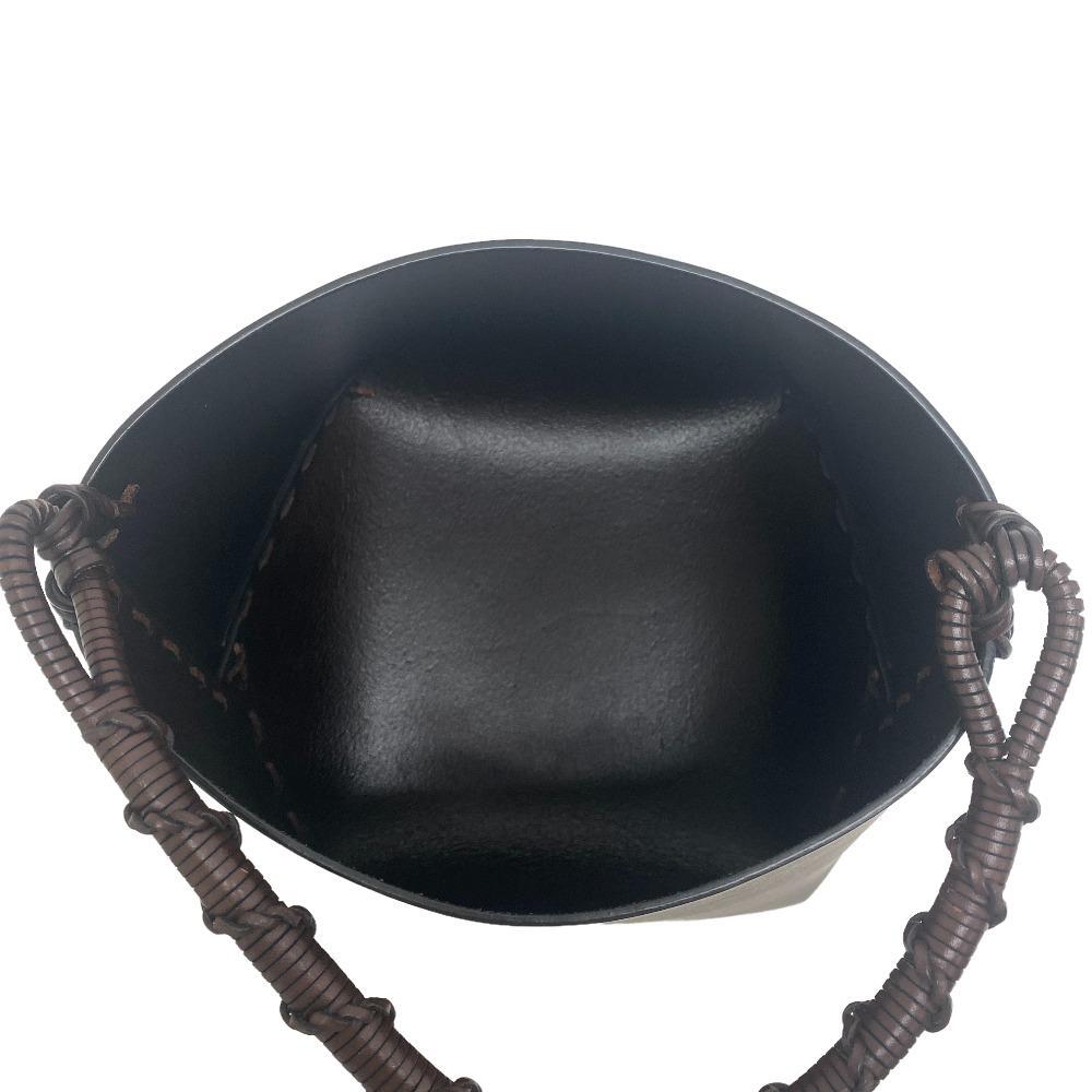 LOEWE/ロエベ バケット レザー ハンドバッグ ブラウン LOEWE/ロエベ バケット レザー ハンドバッグ ブラウン