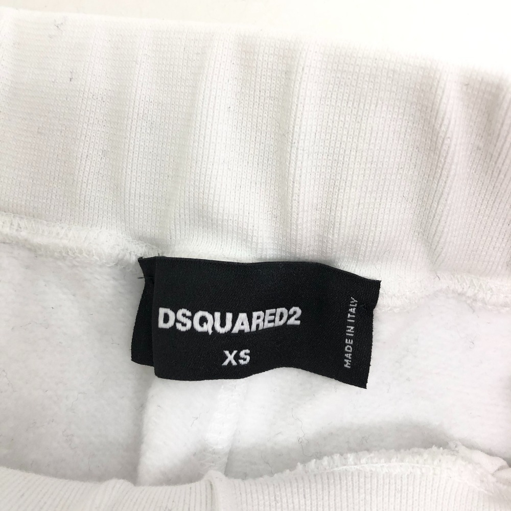 DSQUARED/ディースクエアード S79KA0028 パンツ 22SS XS コットン スウェット ホワイト メンズ ブランド