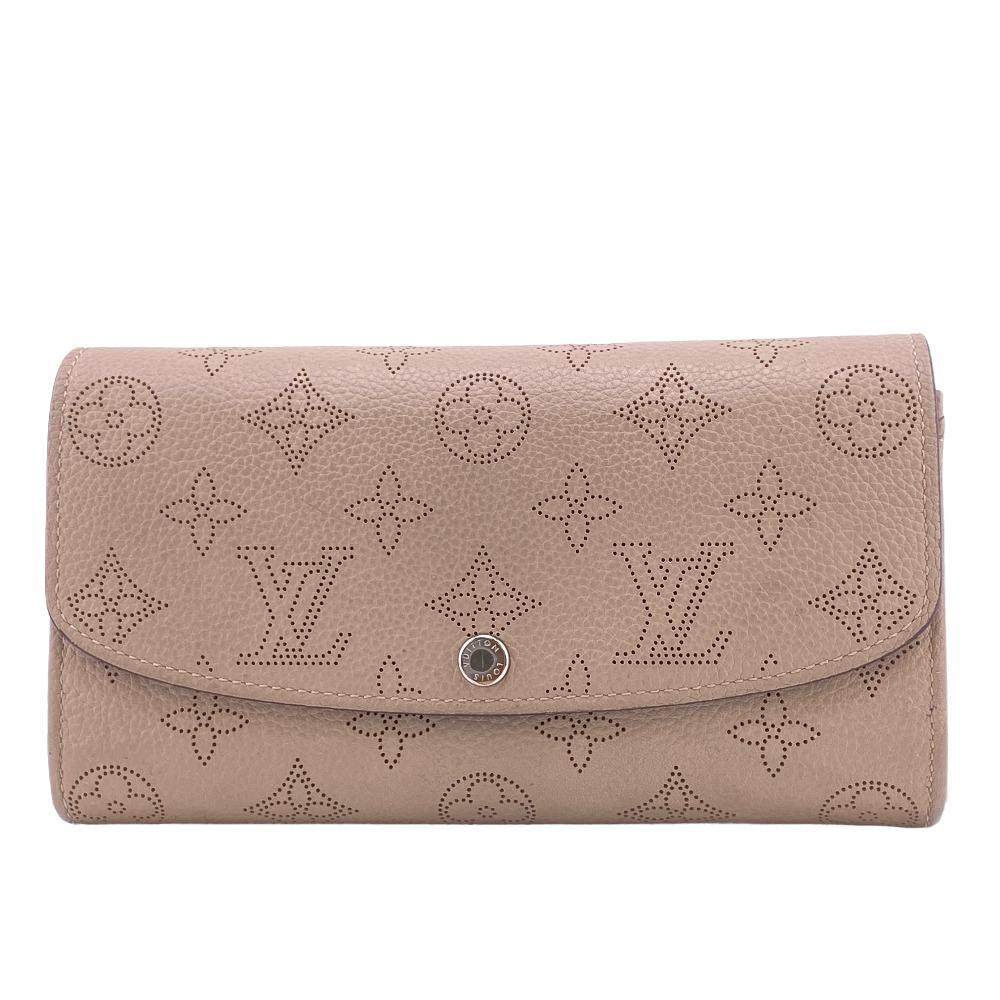 LOUIS VUITTON/ルイヴィトン ビトン M60144 ポルトフォイユ イリス モノグラムマヒナ レザー 長財布 ベージュ ユニセックス ブランド