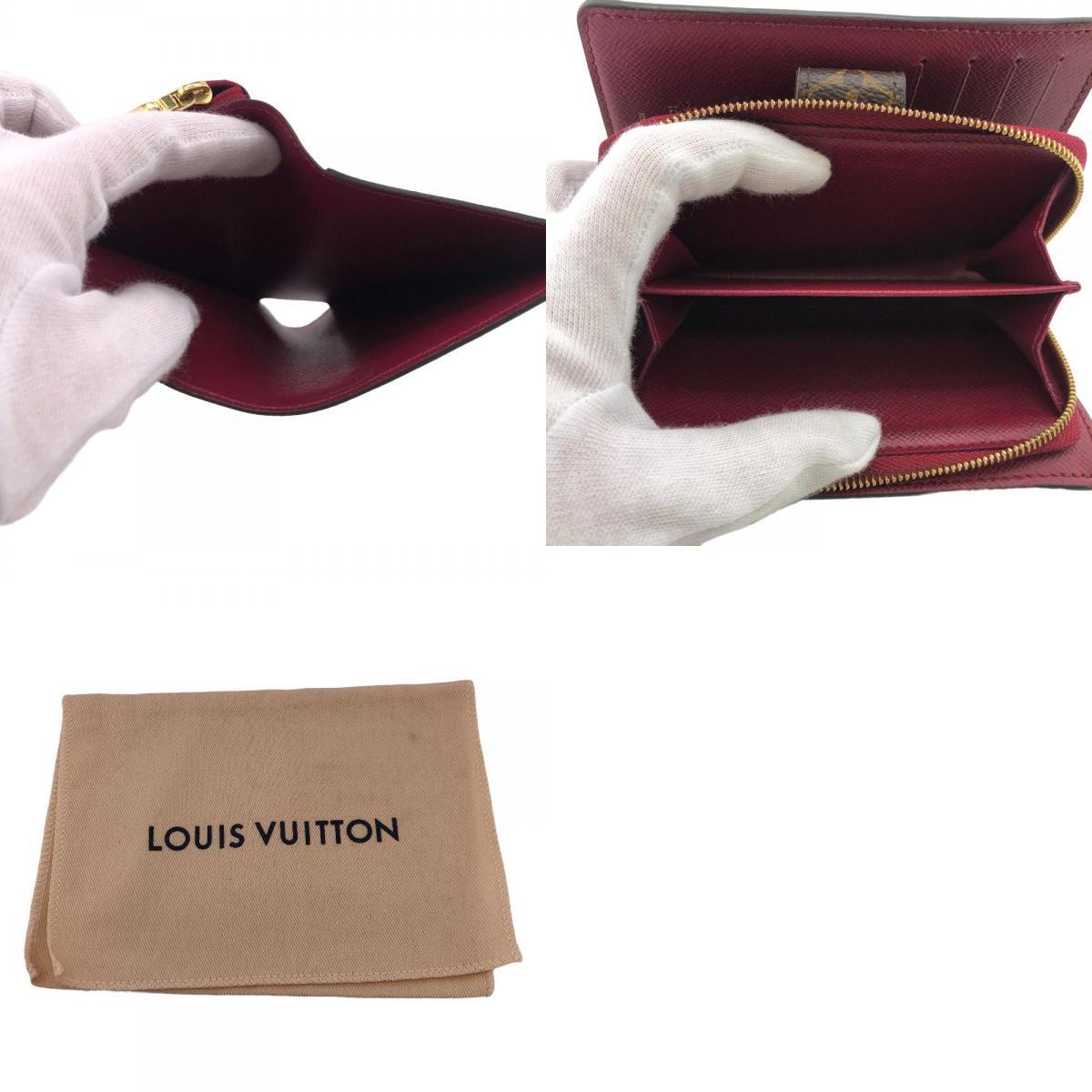 LOUIS VUITTON/ルイヴィトン ビトン M69433 ポルトフォイユ ジュリエット モノグラム レザー 二つ折り財布 ブラウン レディース ブランド