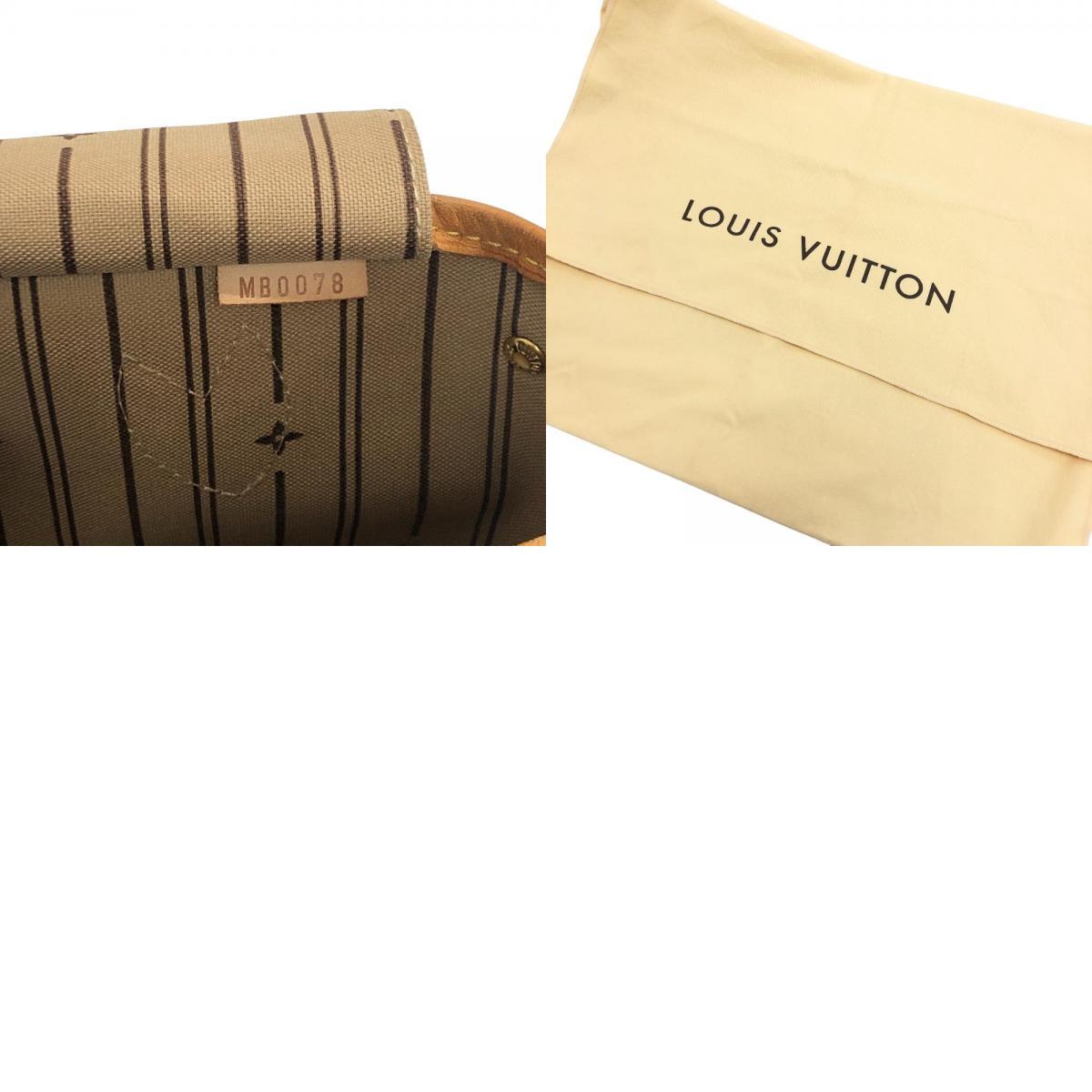 LOUIS VUITTON/ルイヴィトン ビトン M40155 ネヴァーフルPM モノグラム レザー トートバッグ ブラウン レディース ブランド