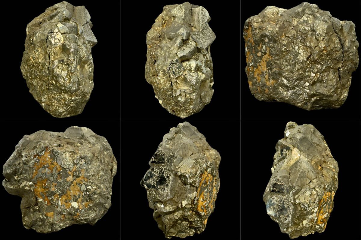 特大 パイライト 原石 約30kg 黄鉄鉱 レア 希少 超重量 特大 鉱物 石 原石 コレクション品 パワーストーン ゴールドの画像4