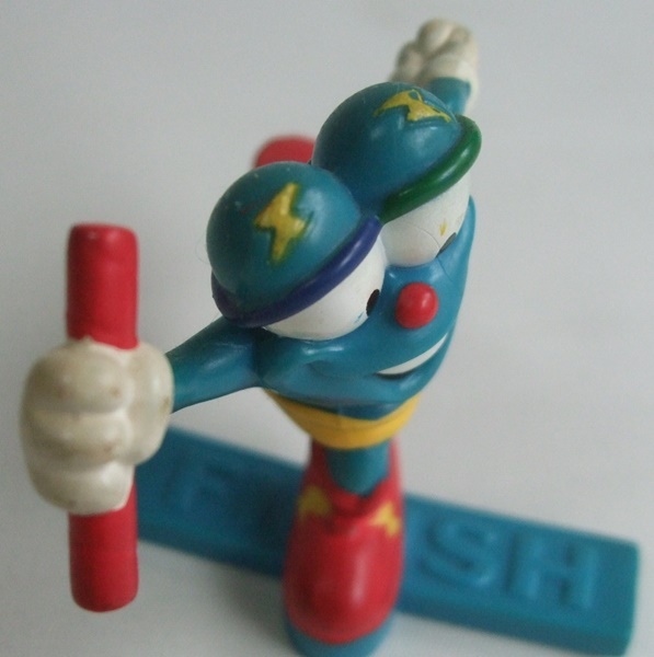 VINTAGE 1996 アトランタオリンピック マスコットキャラクター Izzy イジー PVC フィギュア・人形 ビンテージ _画像4